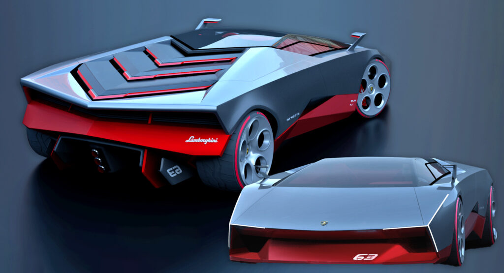 Lamborghini Ravietta Study Looks To Classic Brutalist Design For The Future  | Carscoops