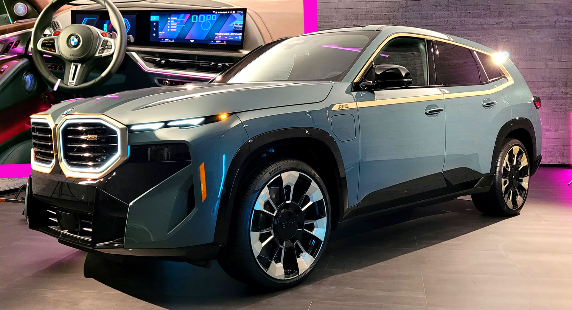 We Get Up Close To The 2023 BMW XM PlugIn Hybrid SUV Cars News Informer