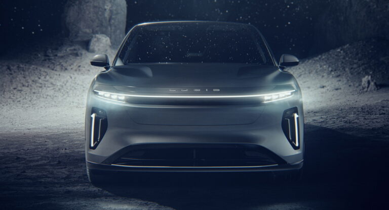 New 2024 Lucid Gravity SUV Promises Supercar Performance With Seating   2024 Lucid Gravity First Look 4 768x416 