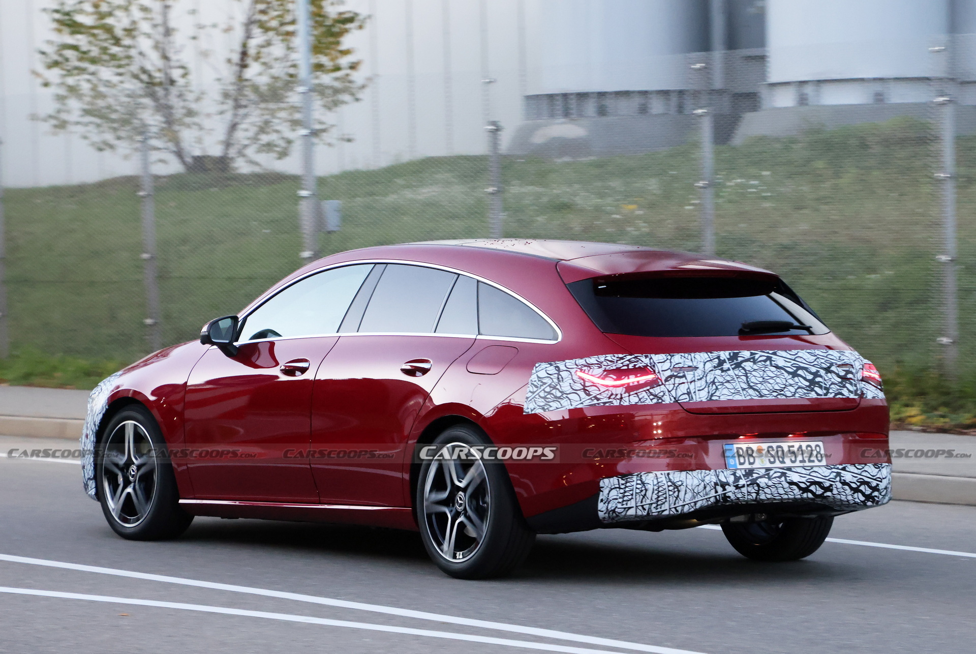 Gently Updated 2024 Mercedes CLA Shooting Brake Spied In Two Colors ...