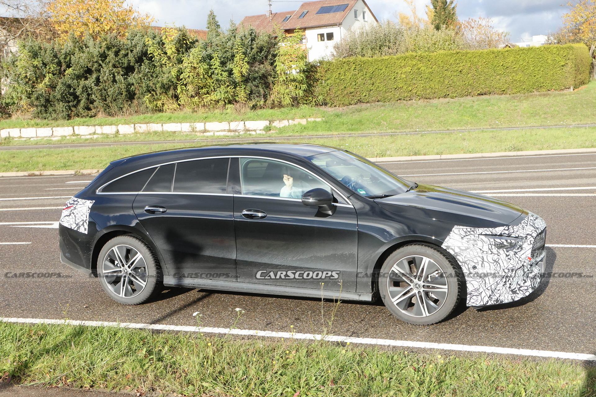 Gently Updated 2024 Mercedes CLA Shooting Brake Spied In Two Colors ...