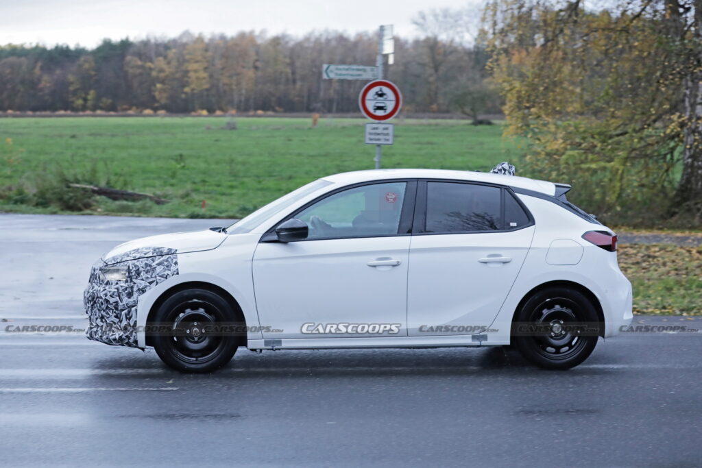 Get A Better Look At The 2024 Opel Corsa Facelift On The Open Road