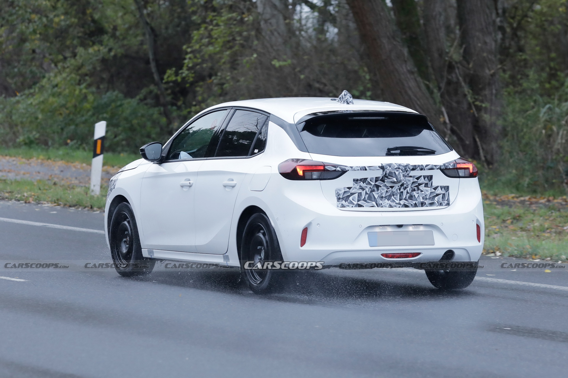 Get A Better Look At The 2024 Opel Corsa Facelift On The Open Road