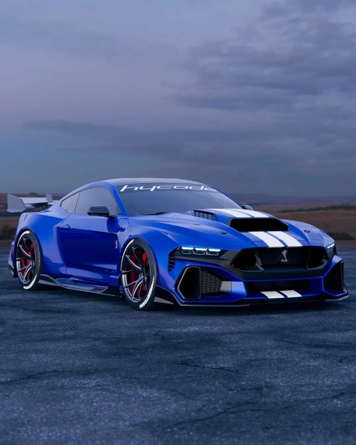 What If The Next 2026 Shelby GT500 Looked Like This Render? Carscoops