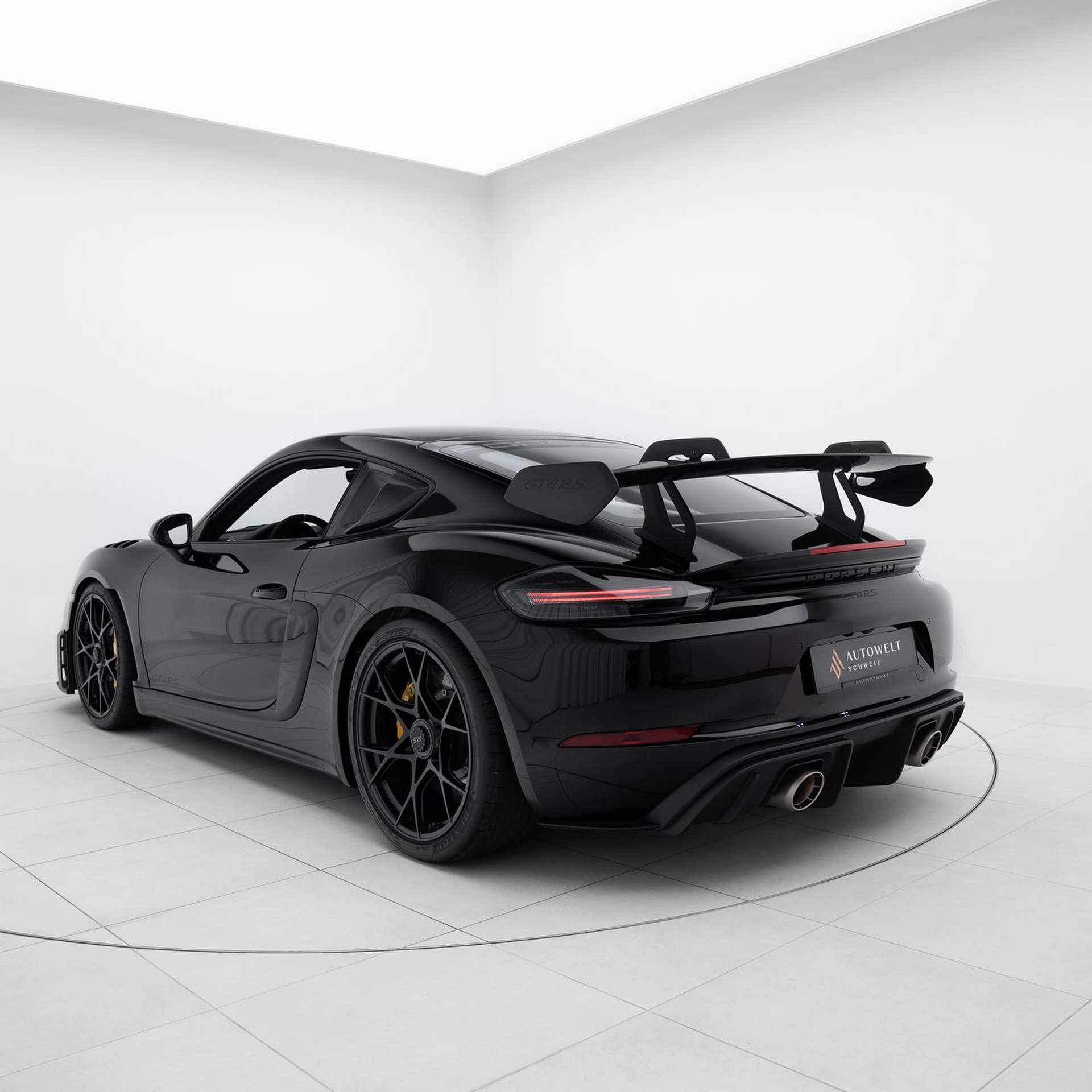 This Stealthy Porsche Cayman Gt Rs Weissach Is Dream Garage Material Carscoops