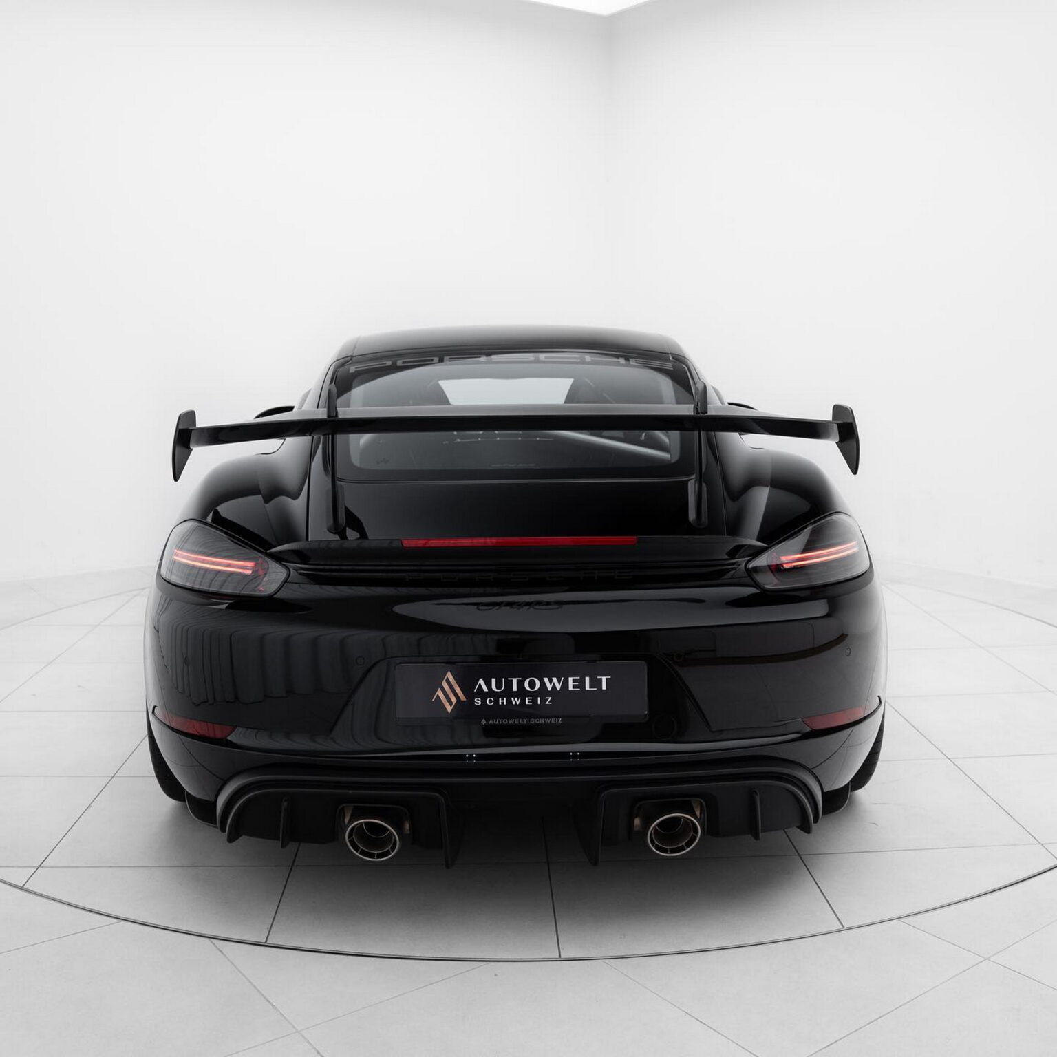 This Stealthy Porsche Cayman Gt Rs Weissach Is Dream Garage Material Carscoops