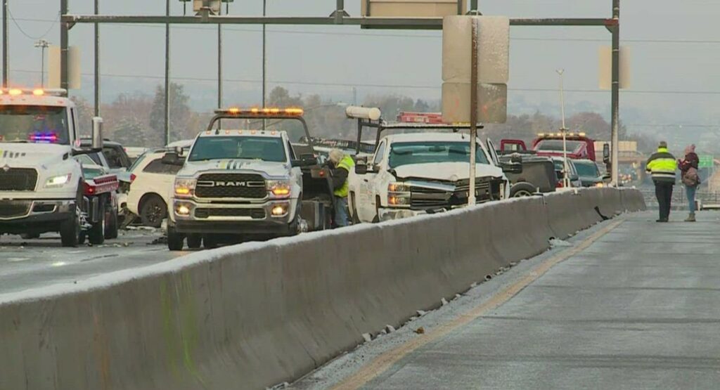  First Significant Snowfall Of The Season Leads To 100-Car Pile Up In Denver