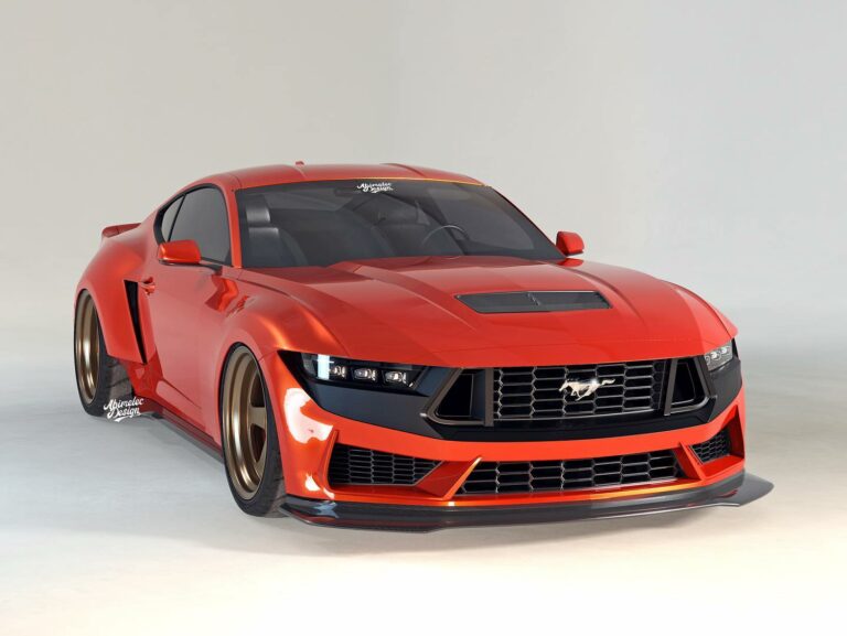 The First Widebody 2024 Ford Mustang Dark Horse Already Exists In The ...