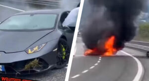 Lamborghini Huracán Crashes And Burns After Being Filmed Going 186 MPH ...