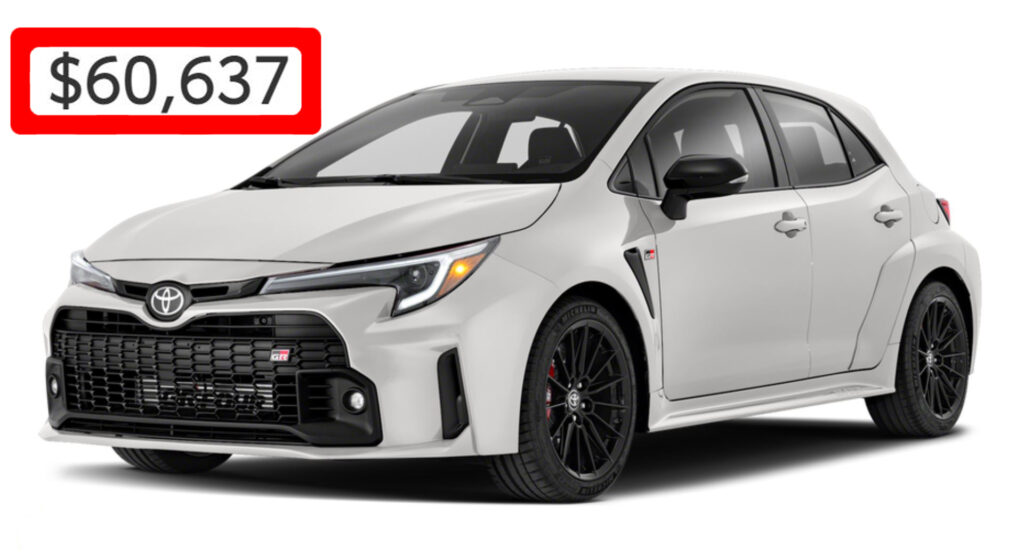  Looks Like 50%+ Markups Are Becoming The Norm For The 2023 Toyota GR Corolla