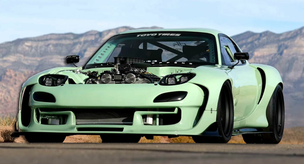 This Team Has Built A V12-Powered Mazda RX-7, But It's No Pagani