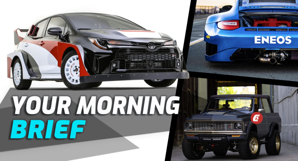  SEMA Highlights, Including Toyota GR Rally Concept And Porsche 911 GT3 STI: Your Morning Brief