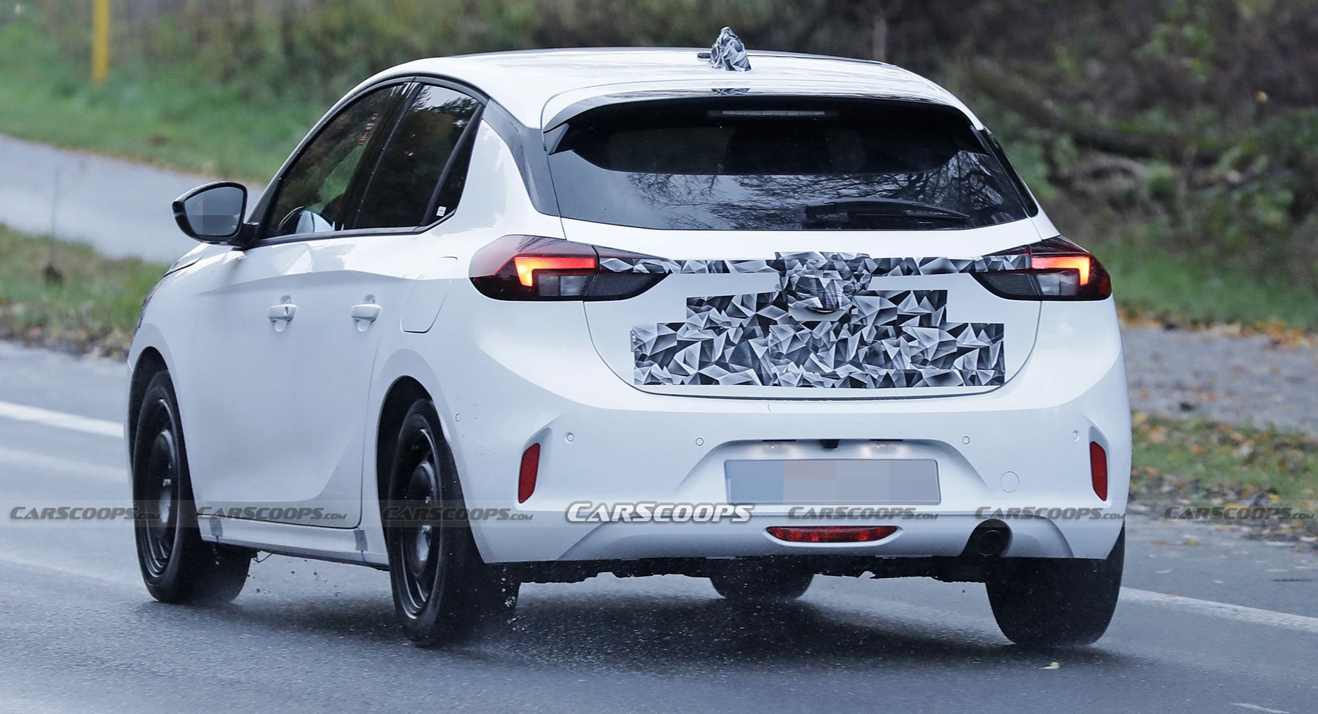 Get A Better Look At The 2024 Opel Corsa Facelift On The Open Road