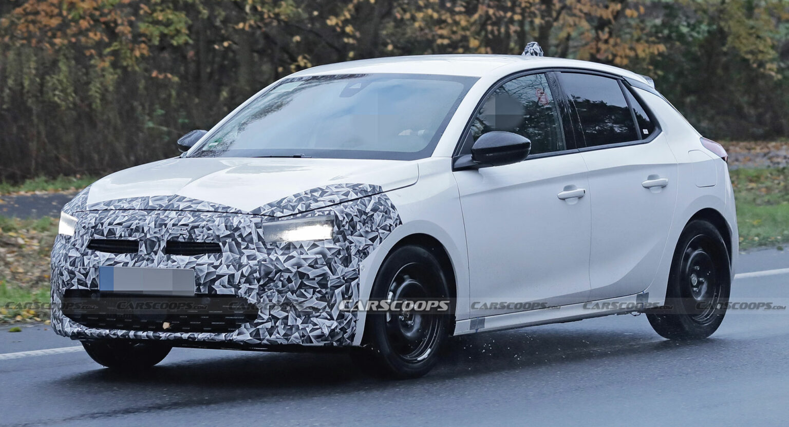 Get A Better Look At The 2024 Opel Corsa Facelift On The Open Road ...