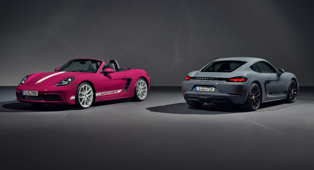 2024 Porsche 718 Boxster And 718 Cayman Get Dressed Up With New Style