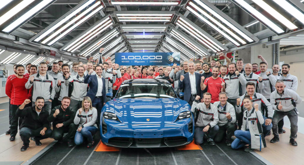  100,00th Porsche Taycan Rolls Off Zuffenhausen Line, Only A Million To Go To Catch the 911