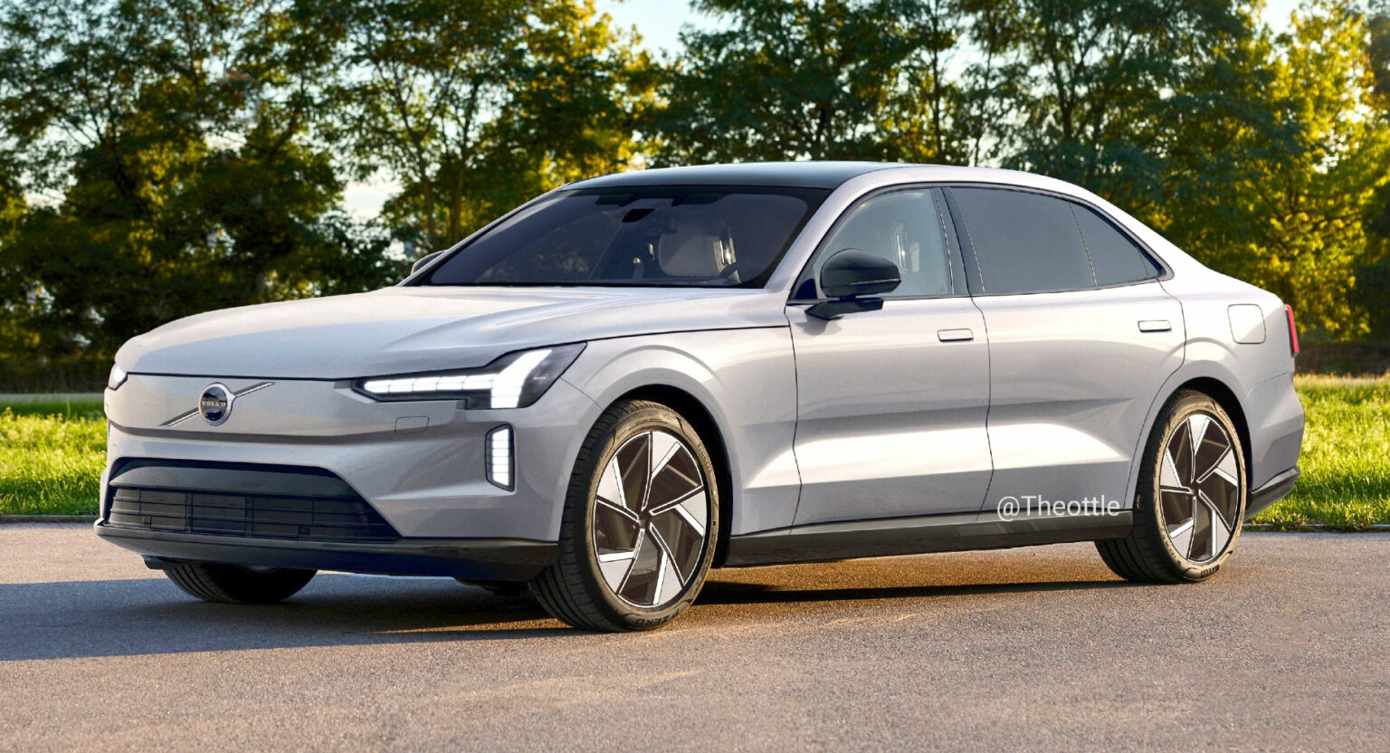 The Volvo ES100 Is A Fictional BMW i7 Rival Inspired By The EX90 ...