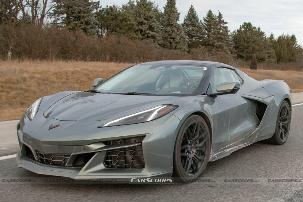 Is This An Undisguised 2024 Corvette ERay Hybrid Or The 2023 Z06