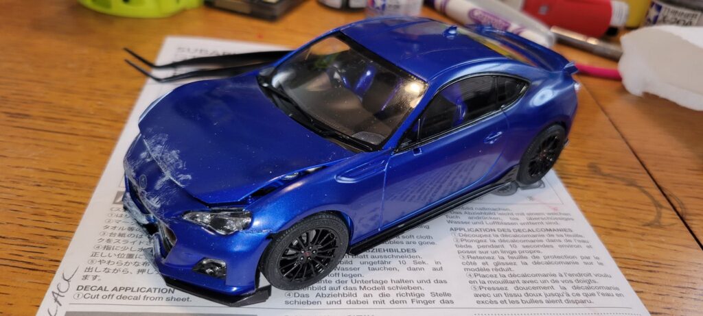 Friend Of The Year Recreates Scale Model Of His Pal’s Subaru BRZ Crash ...