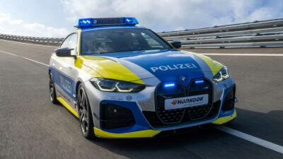 AC Schnitzer Created A BMW I4 M50 Police Car | Carscoops