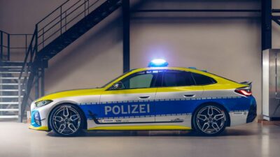 AC Schnitzer Created A BMW I4 M50 Police Car | Carscoops