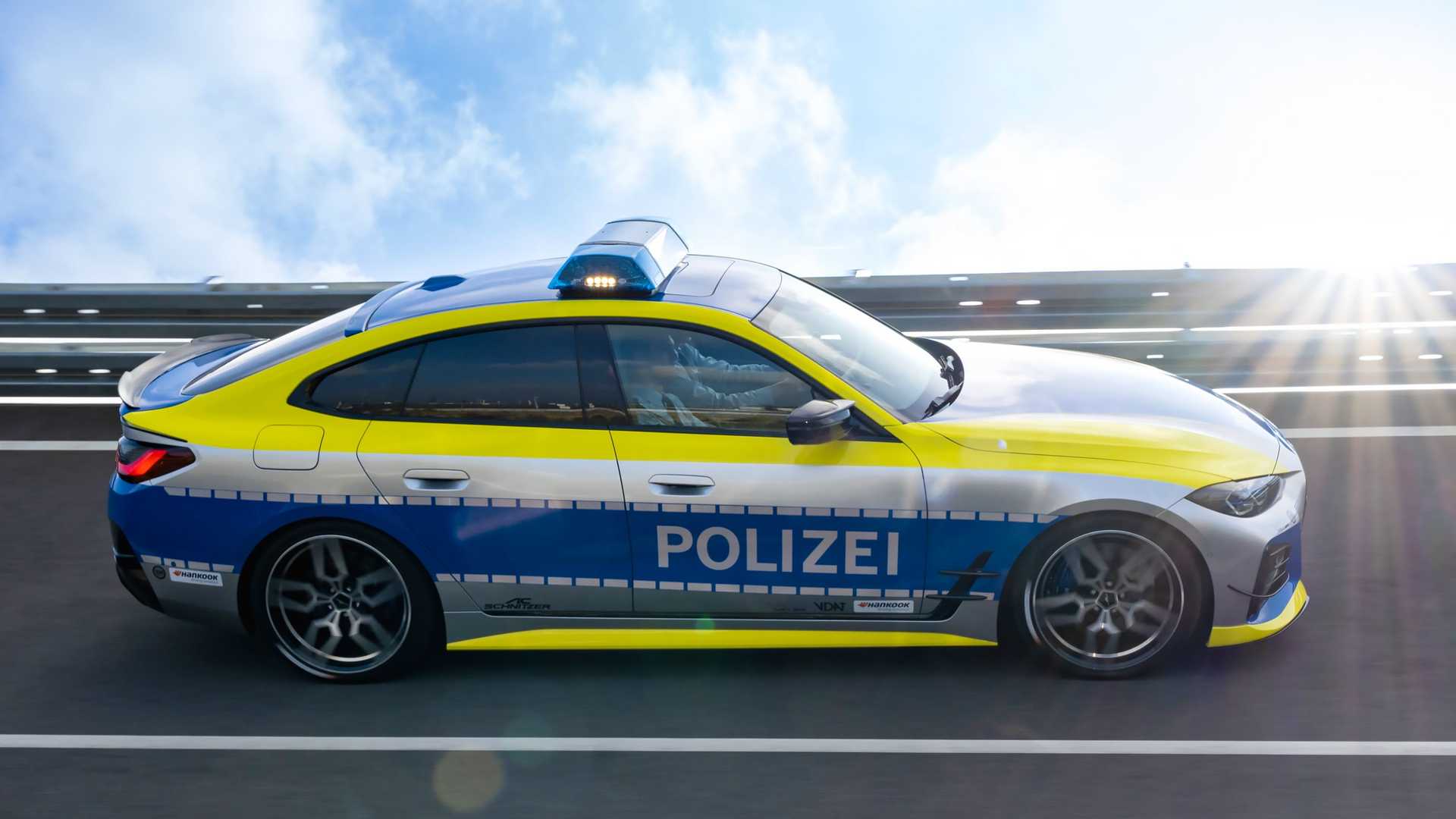 AC Schnitzer Created A BMW I4 M50 Police Car | Carscoops