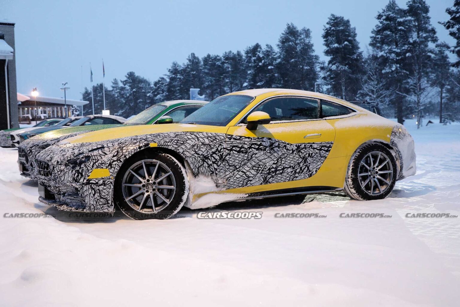 2024 MercedesAMG GT Spied With Flush Handles And Possible Rear Seats