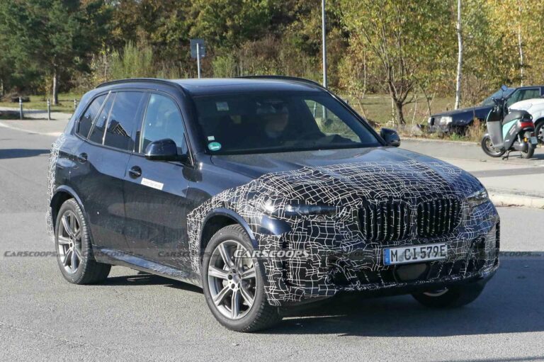 Facelifted 2024 Bmw X5 Hybrid Must Be Feeling The Cold, Puts Disguise 