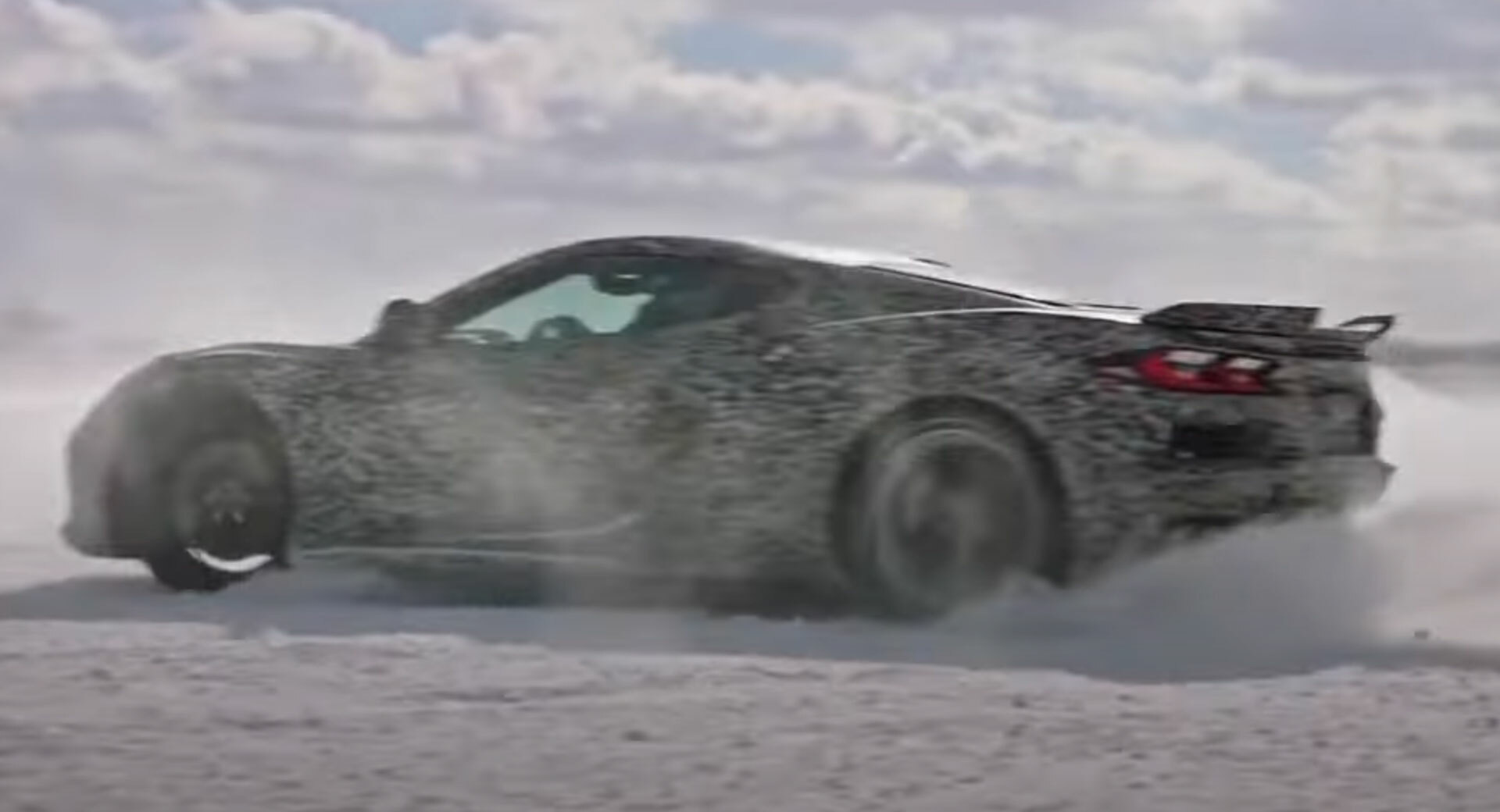 Watch The 2024 Corvette ERay Go Drifting In The Snow Carscoops