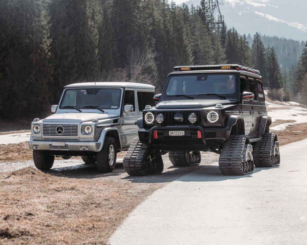  Man Spent $150,000 To Turn His Mercedes G-Class Into A Snow Tank