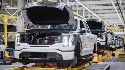 Ford Confirms F-150 Lightning EV Production Stopped Over A Battery Fire ...