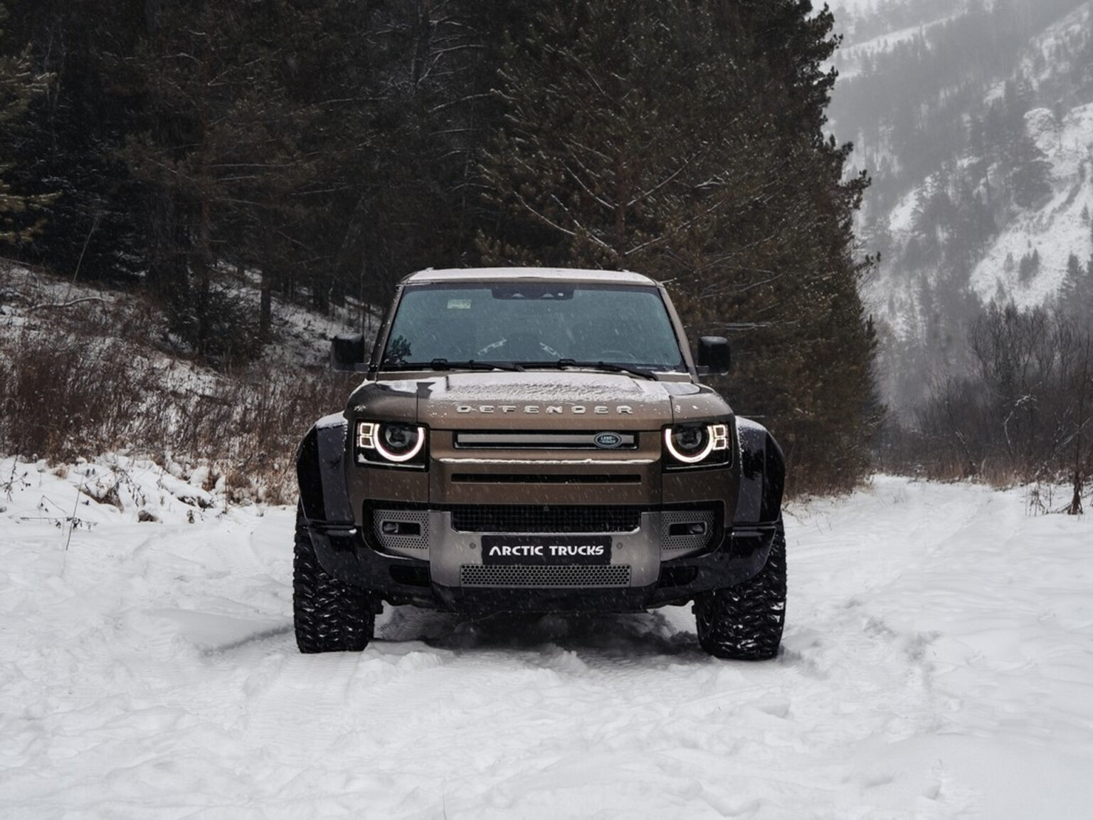 Land Rover Defender Gains 35-Inch Tires And Wide Bodykit By Arctic ...