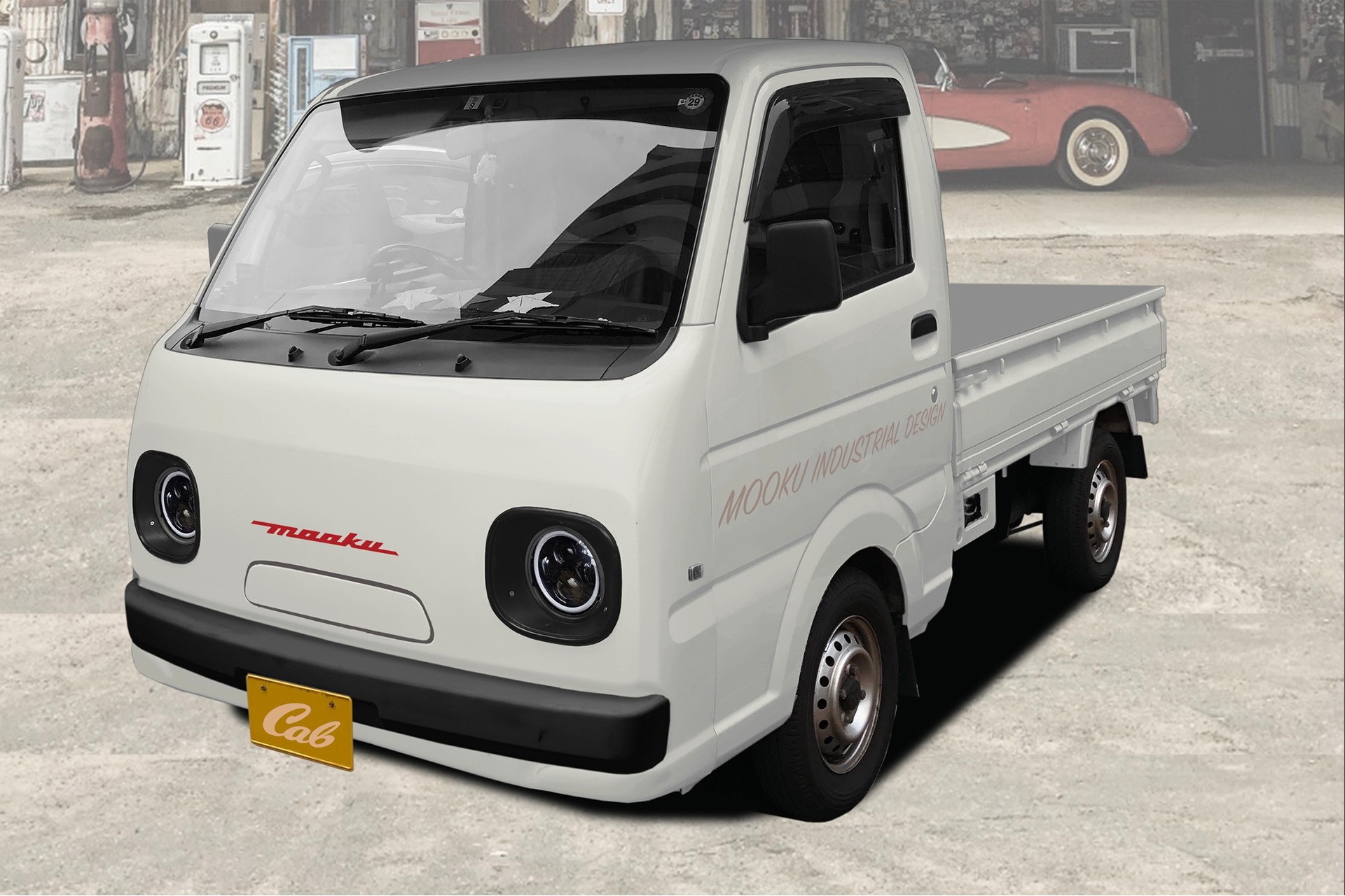 Japanese Tuner Gives A Retro Mazda Face To The Suzuki Carry | Carscoops