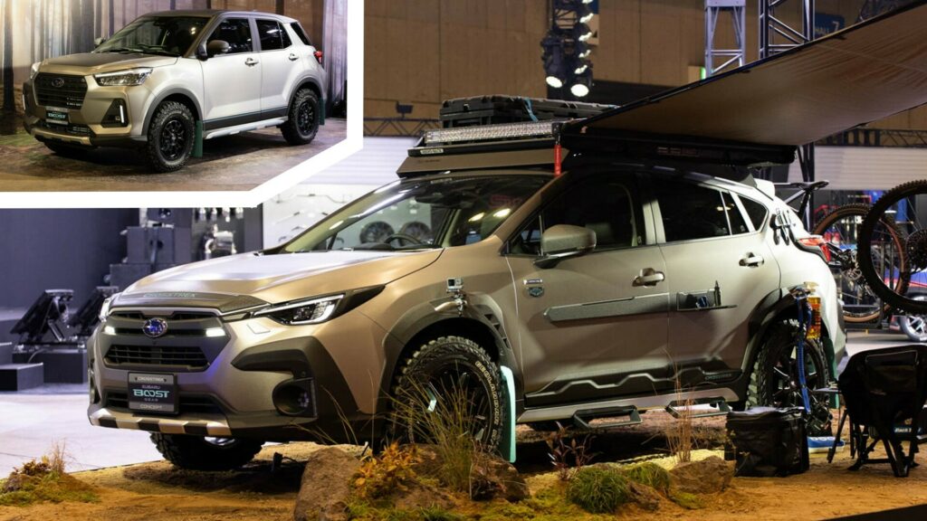  Subaru Shows Rugged Crosstrek And REX Boost Gear Concepts In Tokyo