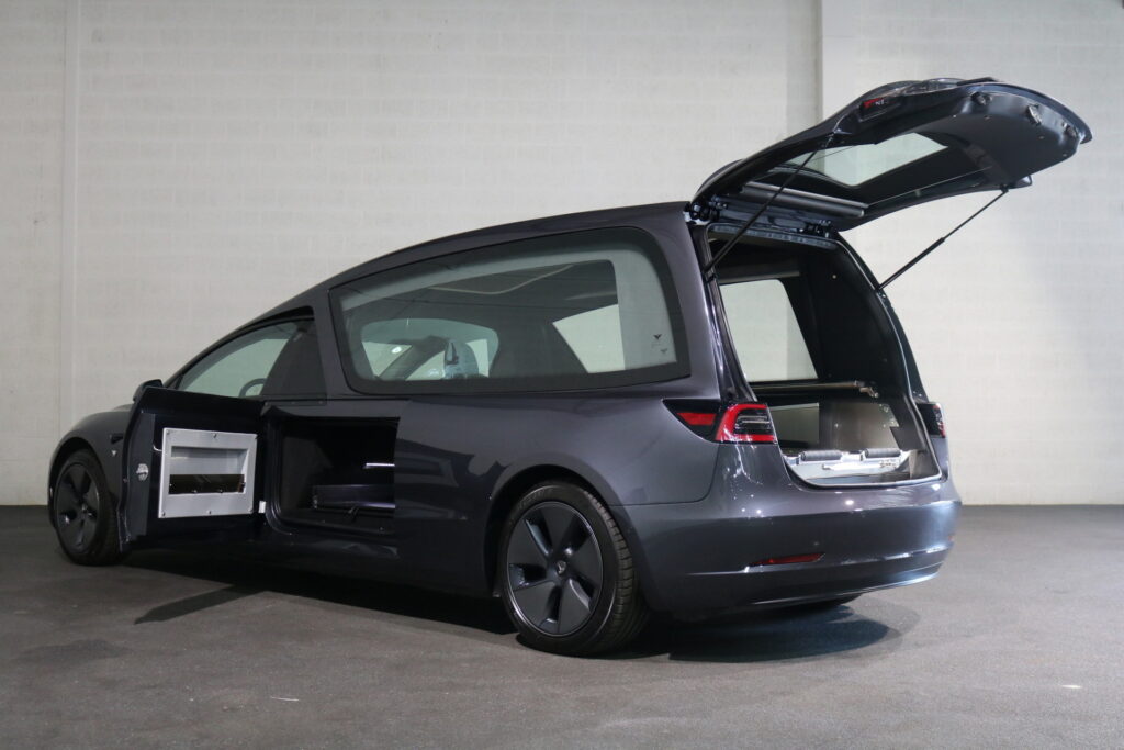 Tesla hearse online price