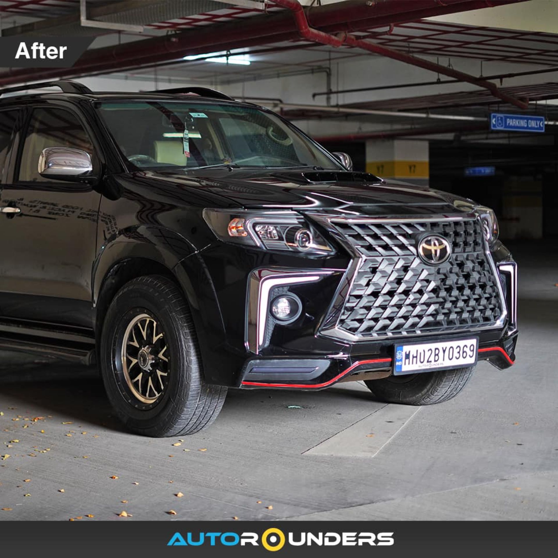 Kit Gives Old Toyota Fortuner A Modern Lexus Makeover | Carscoops