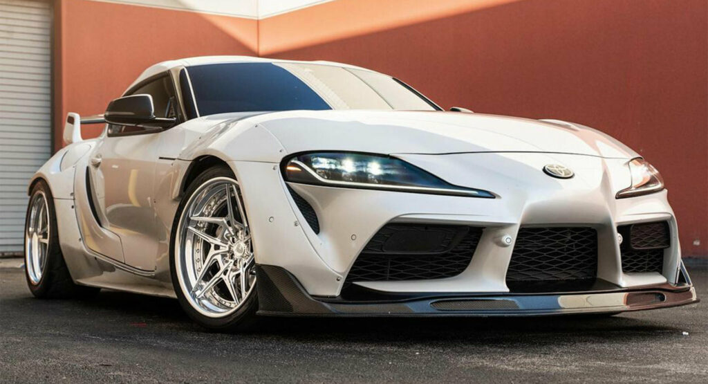  Low Slung, Widebody Toyota GR Supra Is An Attention Seeker