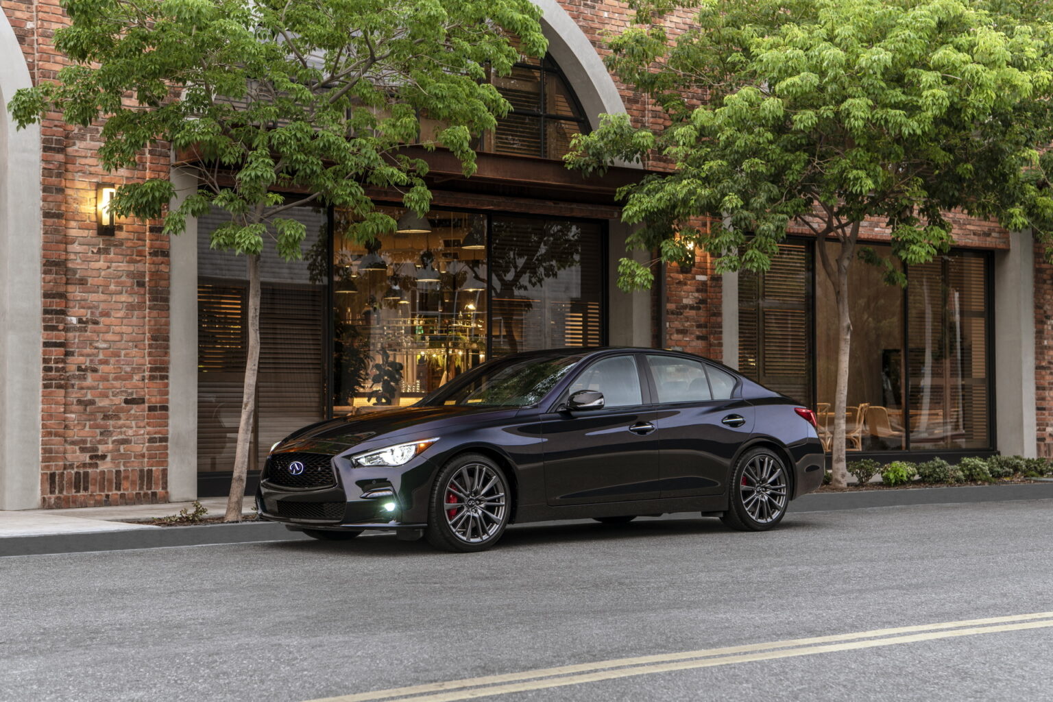 Infiniti Debuts ColorShifting Black Opal Paint On 2023 Q50 Red Sport