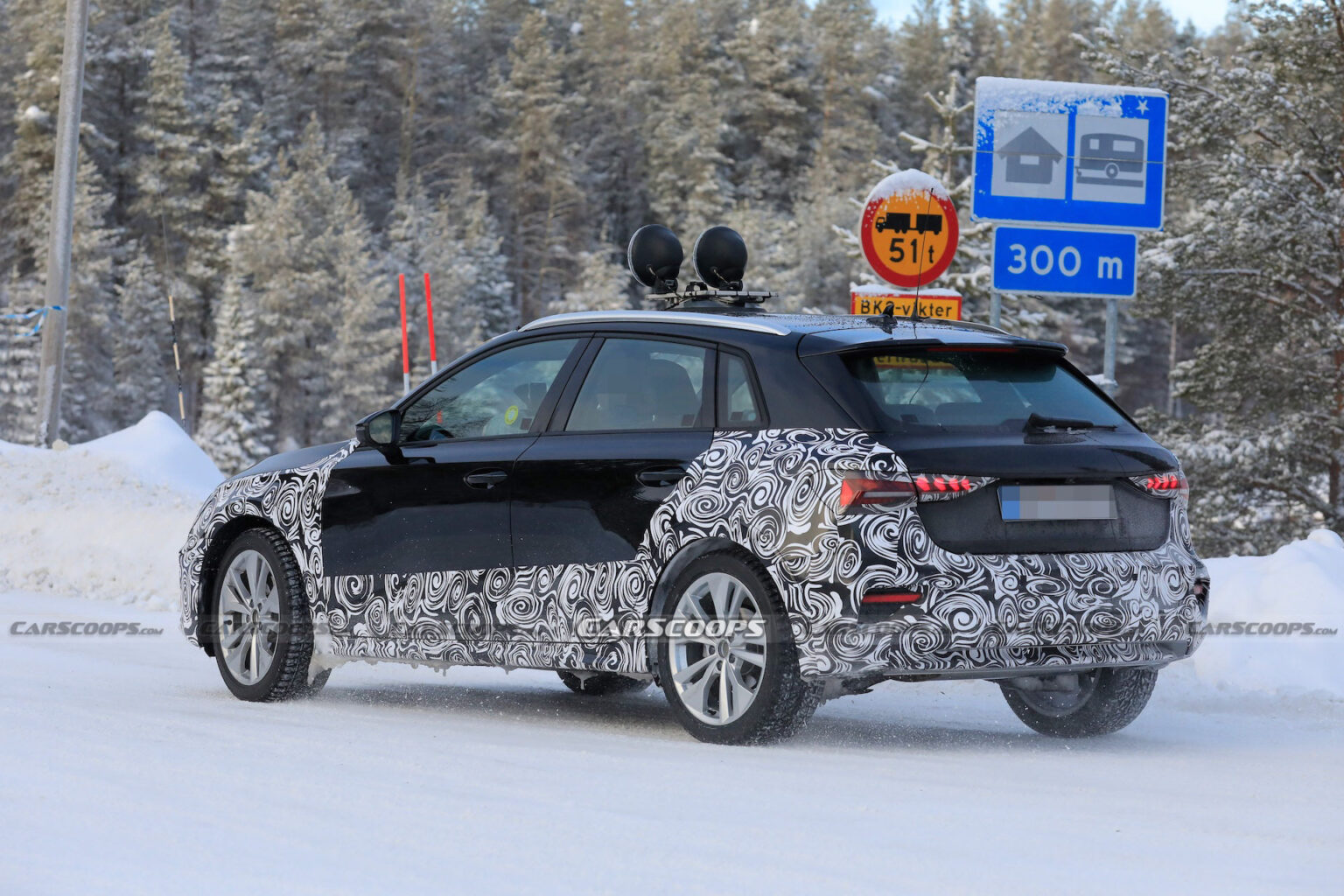 2024 Audi A3 Facelift Spied With Digital-Look DRLs | Carscoops