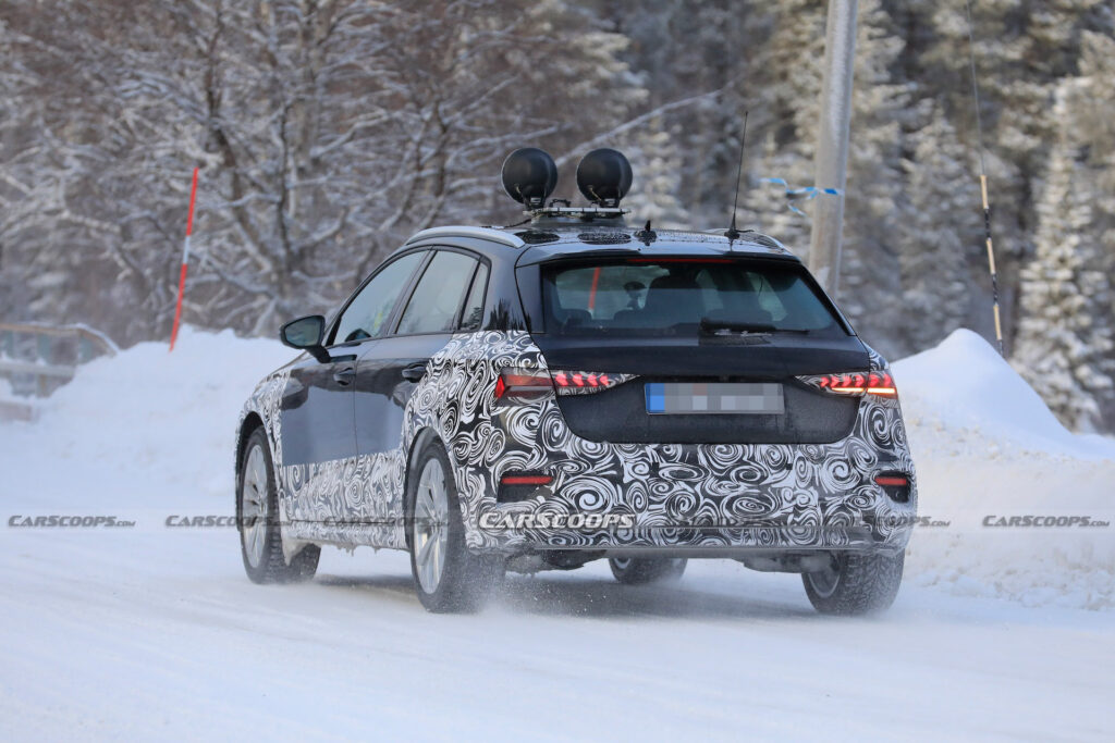 2024 Audi A3 Facelift Spied With Digital-Look DRLs | Carscoops