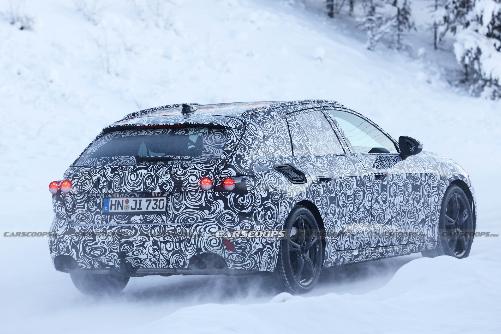 2024 Audi S4 Avant Shows Off Its Quad Tailpipes Carscoops