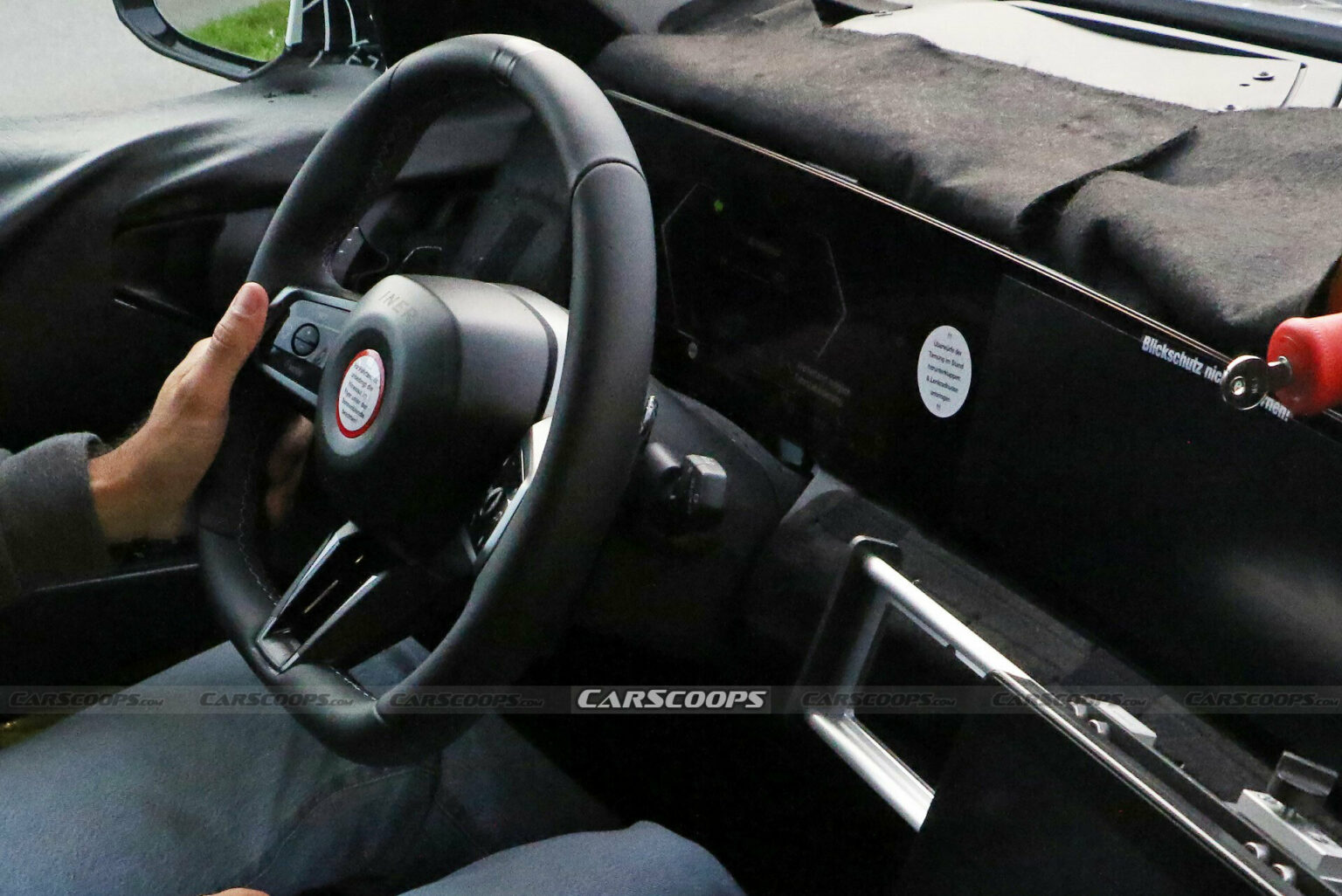 2025 BMW X3 Spied With Curved Display, Minimalist Shifter | Carscoops