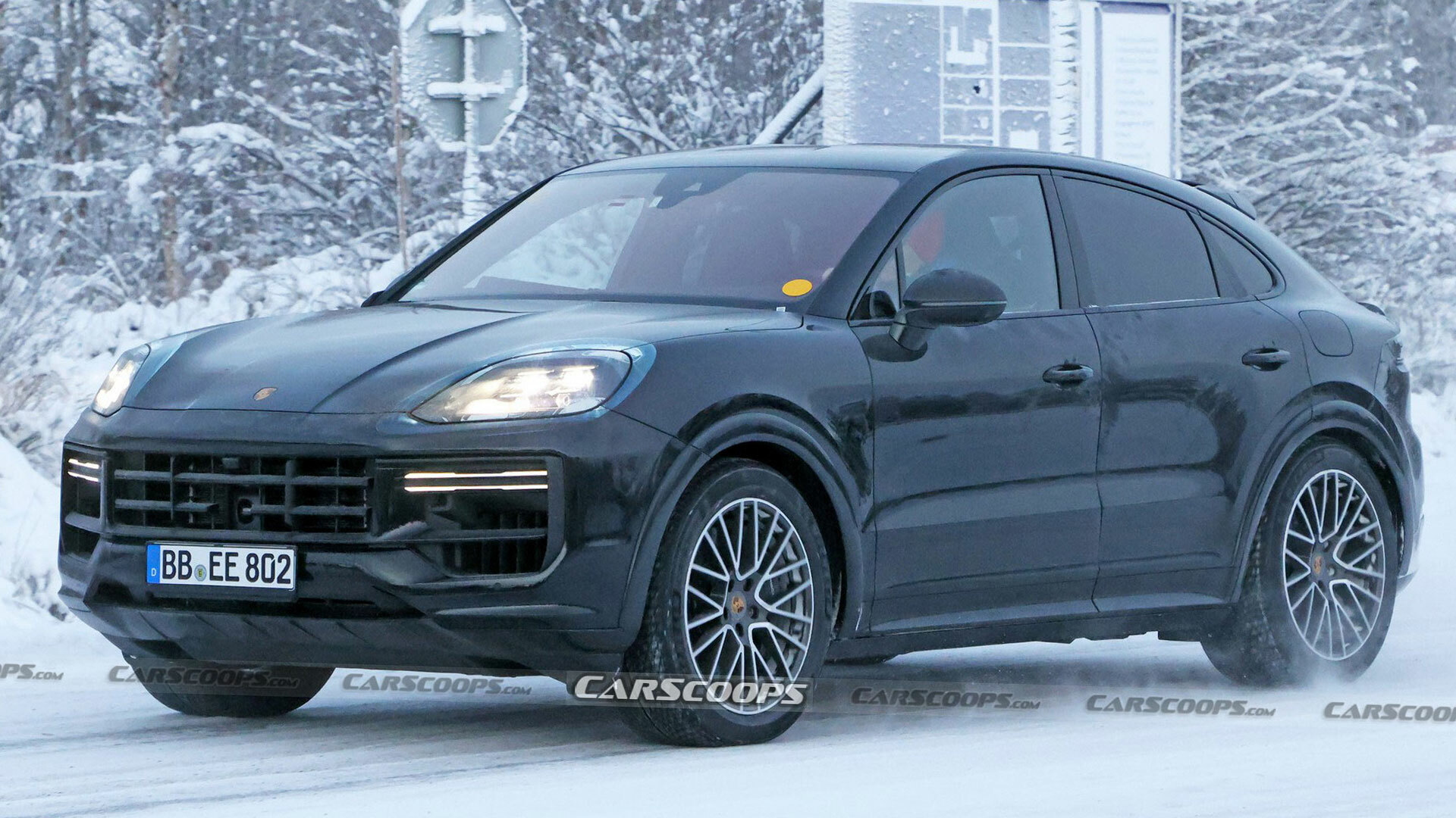 2024 Porsche Cayenne Coupe Spied, Should Debut Later This Year Carscoops