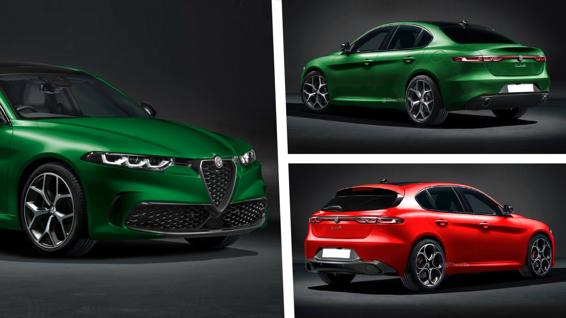 Alfa Romeo Returns From The Dead In Hatch And Sedan Renders Carscoops