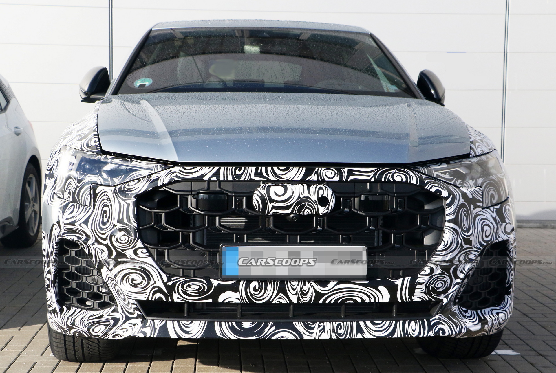 2025 Audi Q8 Facelift Makes Spy Debut Hiding Mild Changes | Carscoops