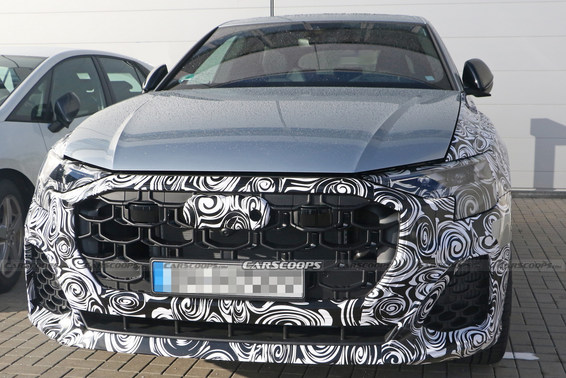 2025 Audi Q8 Facelift Makes Spy Debut Hiding Mild Changes | Carscoops