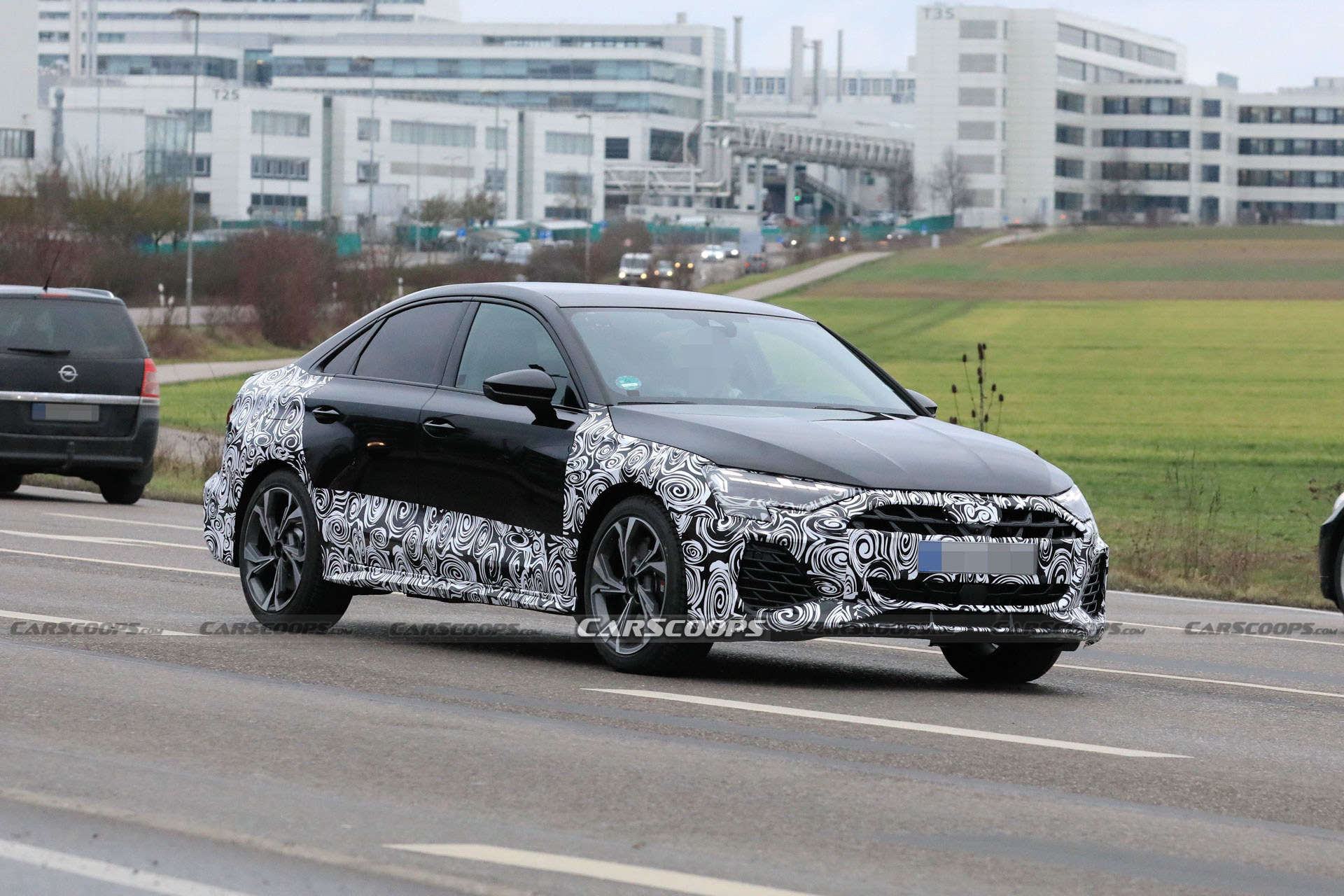 Facelifted Audi S3 Spied With Edgy New Headlight Design And Bumper ...