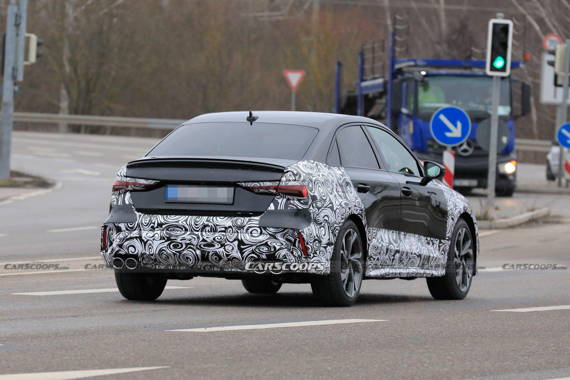 Facelifted Audi S3 Spied With Edgy New Headlight Design And Bumper ...