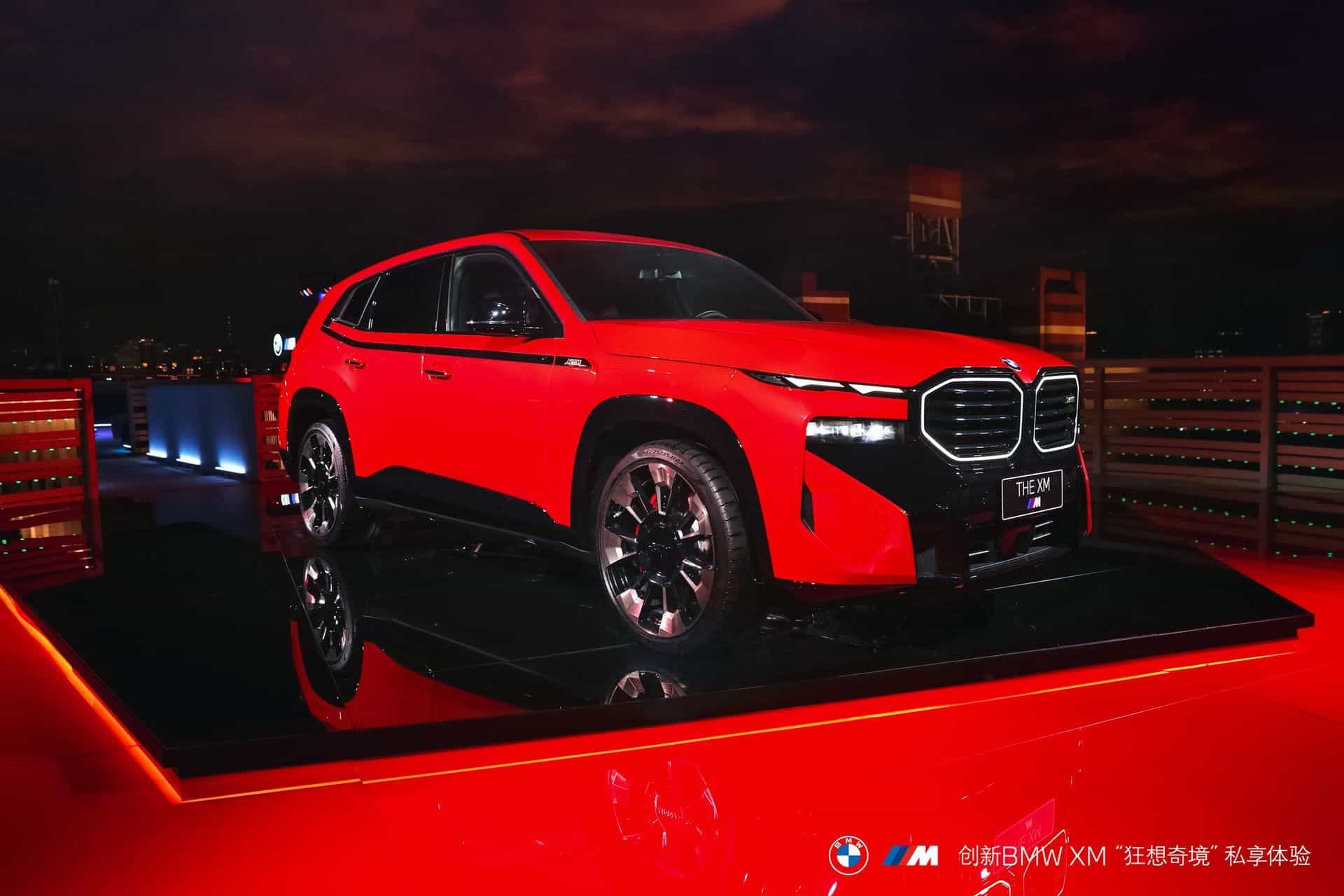 Our First Live Look At A 2023 BMW XM In Toronto Red Paint | Carscoops