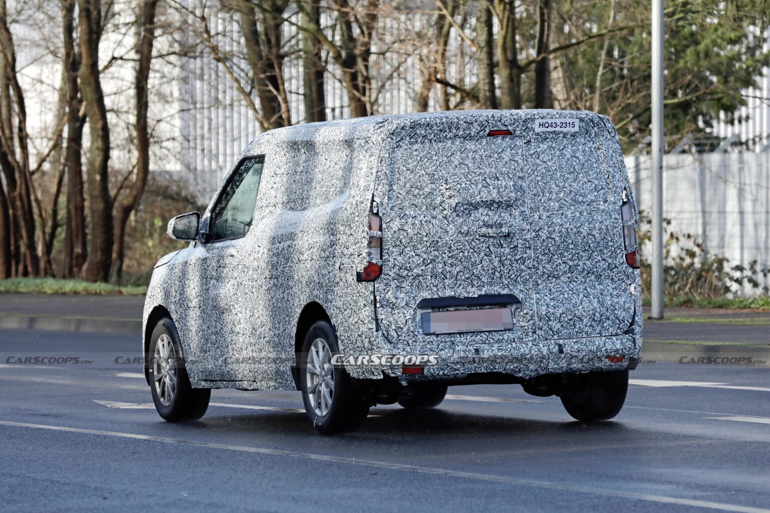 2024 Ford Transit Courier Spied With Production Body For The First Time   Ford Transit Courier Scoop 12 1536x1024 